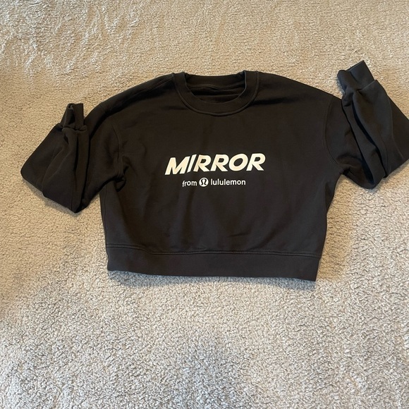 Lululemon Limited edition MIRROR Lululemon Perfectly Oversized Crew! Size 6 - Picture 1 of 4